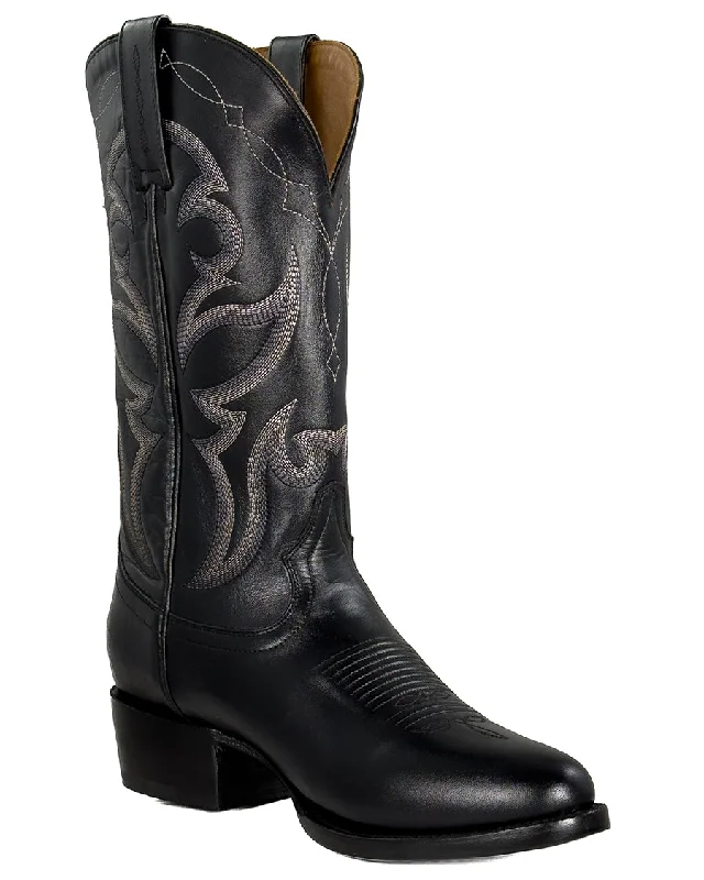 Men's cowboy boots in a dark brown leatherMen's Orion Western Boots