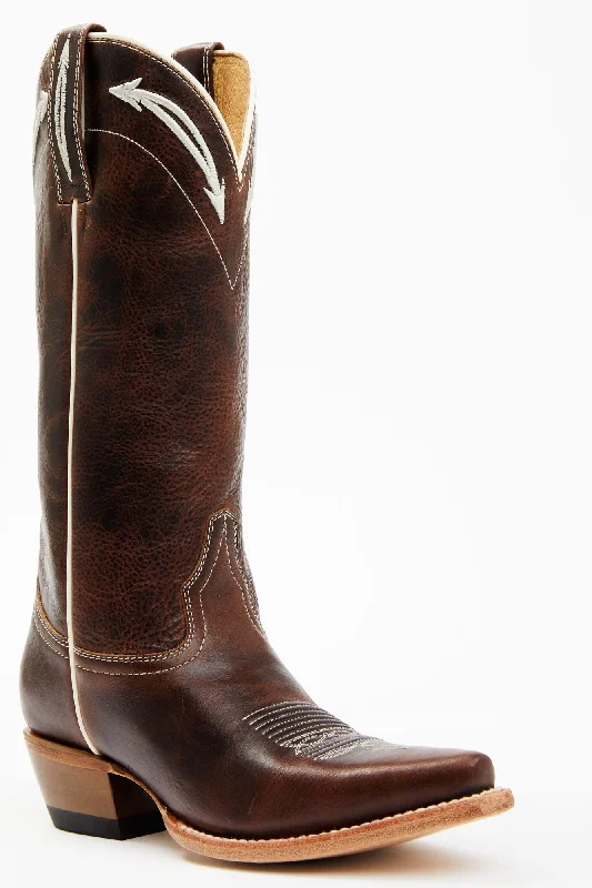 Men's cowboy boots with a rubber sole for tractionBroken Arrow Western Boots - Snip Toe