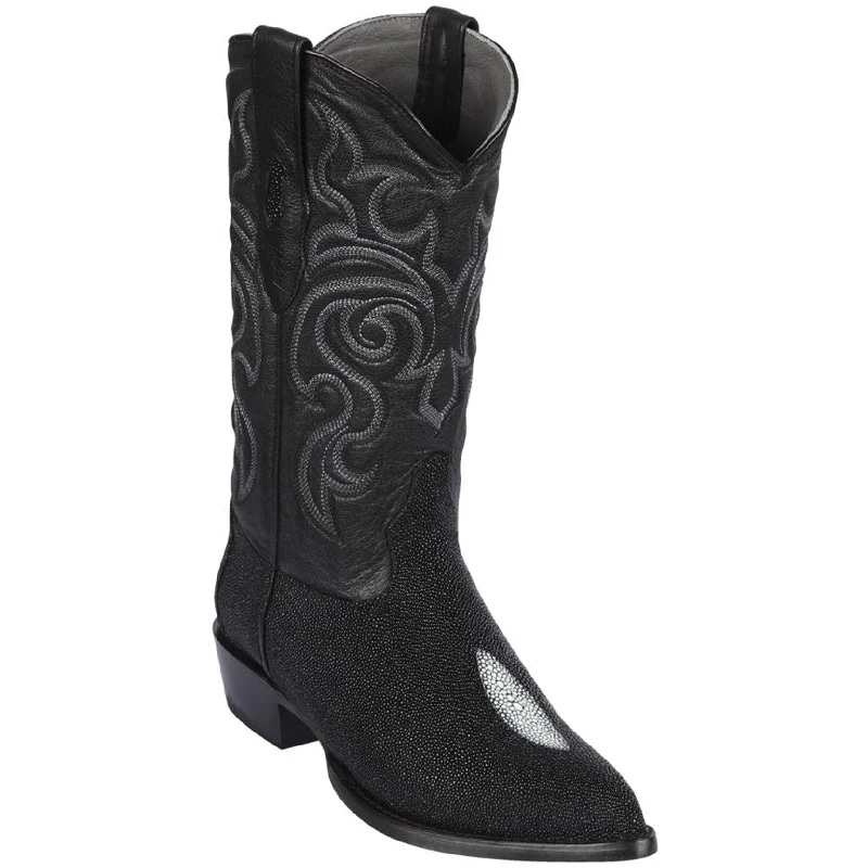 Men's cowboy boots with a scalloped edgeSingle Stone Stingray Boots J-Toe