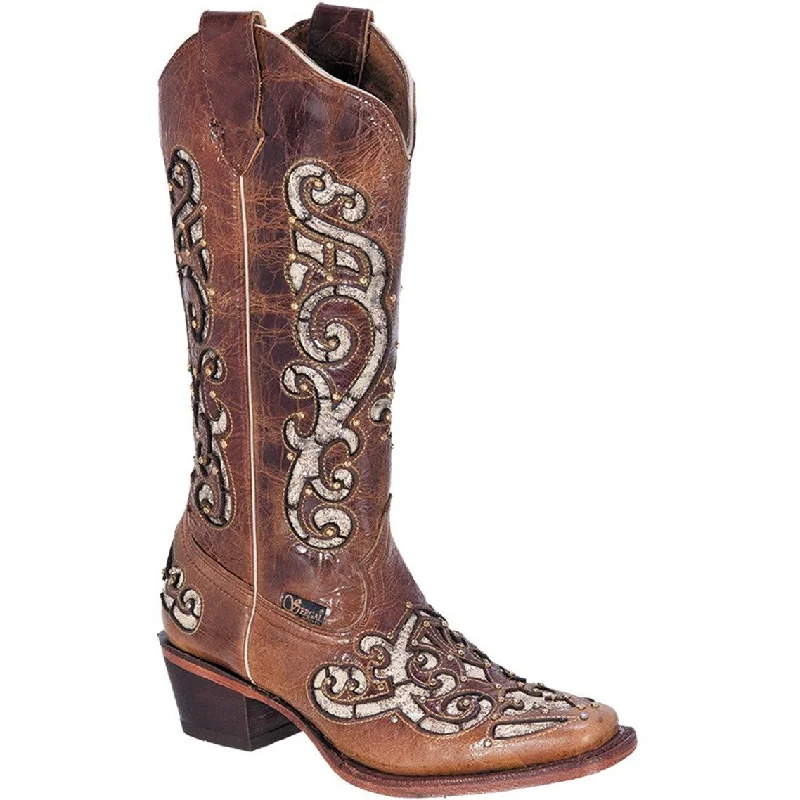 Men's cowboy boots with a silver - toned buckleSG500 High Boot Honey for Lady