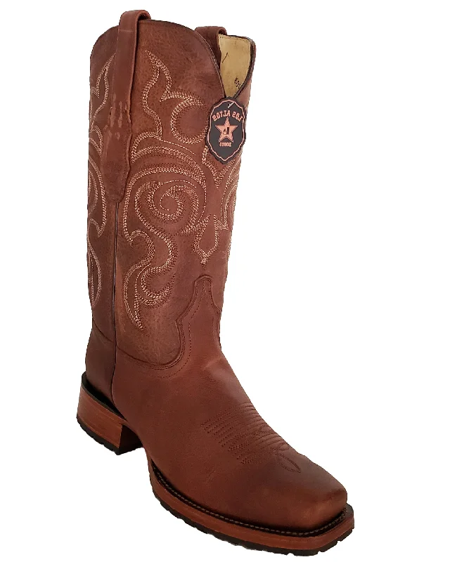 Men's cowboy boots with a scalloped edgeMen's Rage Western Boots