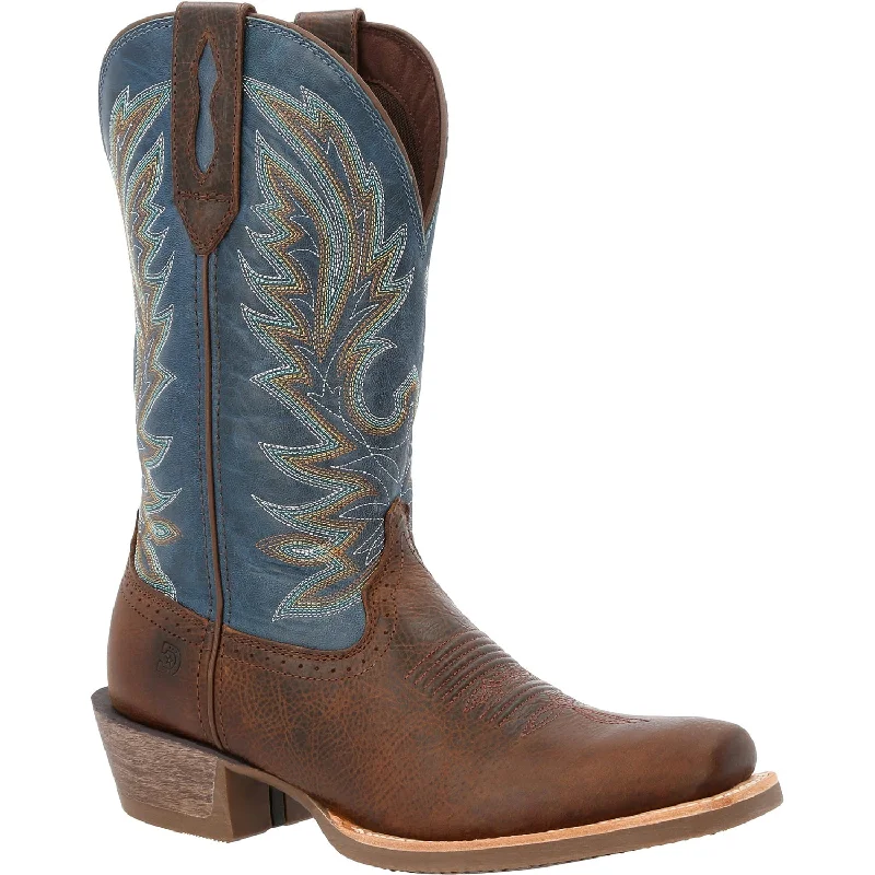 Men's cowboy boots with a suede shaftDurango Mens Rebel Pro Western Hickory/Denim Leather Cowboy Boots