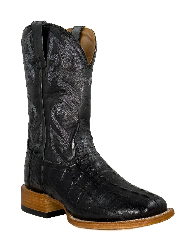 Men's cowboy boots in a dark brown leatherMen's Nereus Western Boots