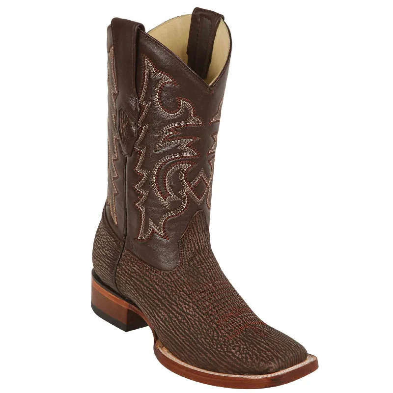 Men's genuine leather cowboy boots with a pointed toeShark Skin Boots