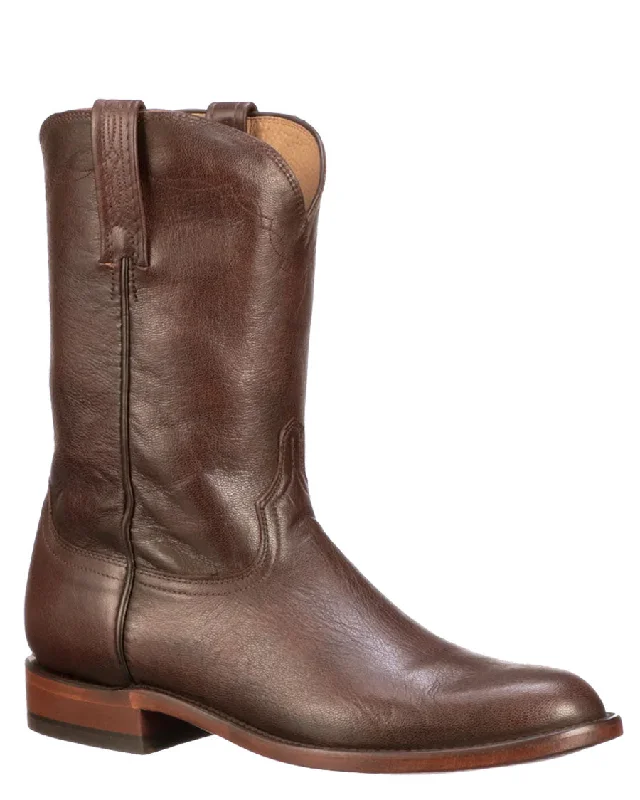 Men's cowboy boots with a rubber sole for tractionMen's Majestic Roper Western Boots