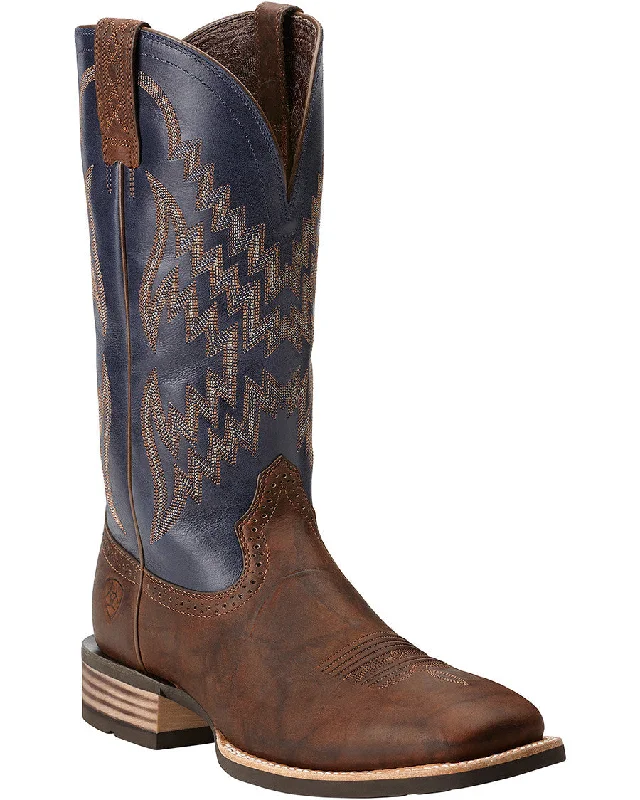 Men's cowboy boots with a decorative inlayMens Tycoon Boots