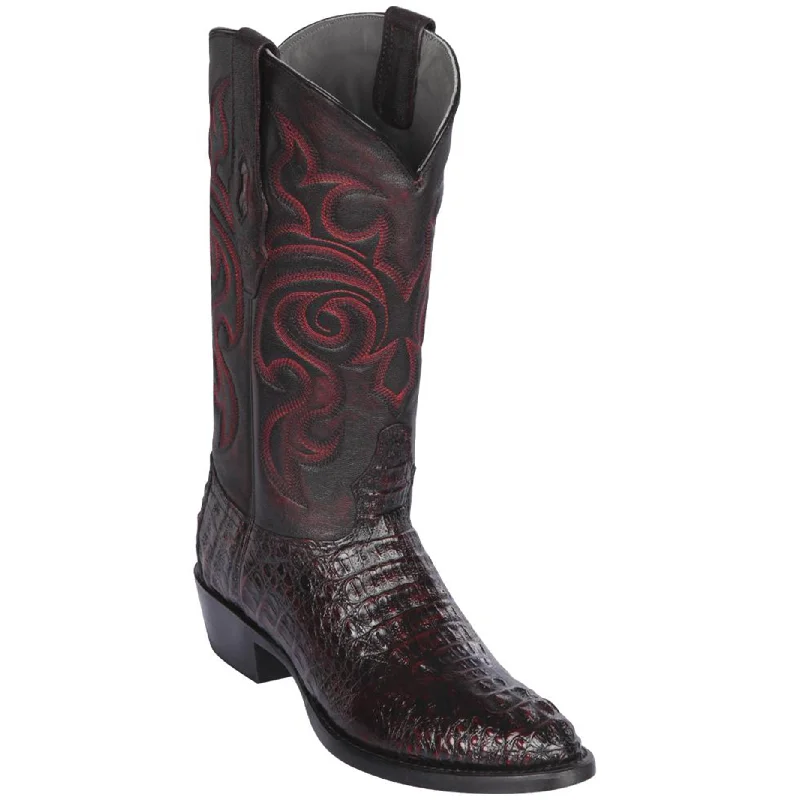 Men's cowboy boots with a heel guardCaiman Hornback Western Boots