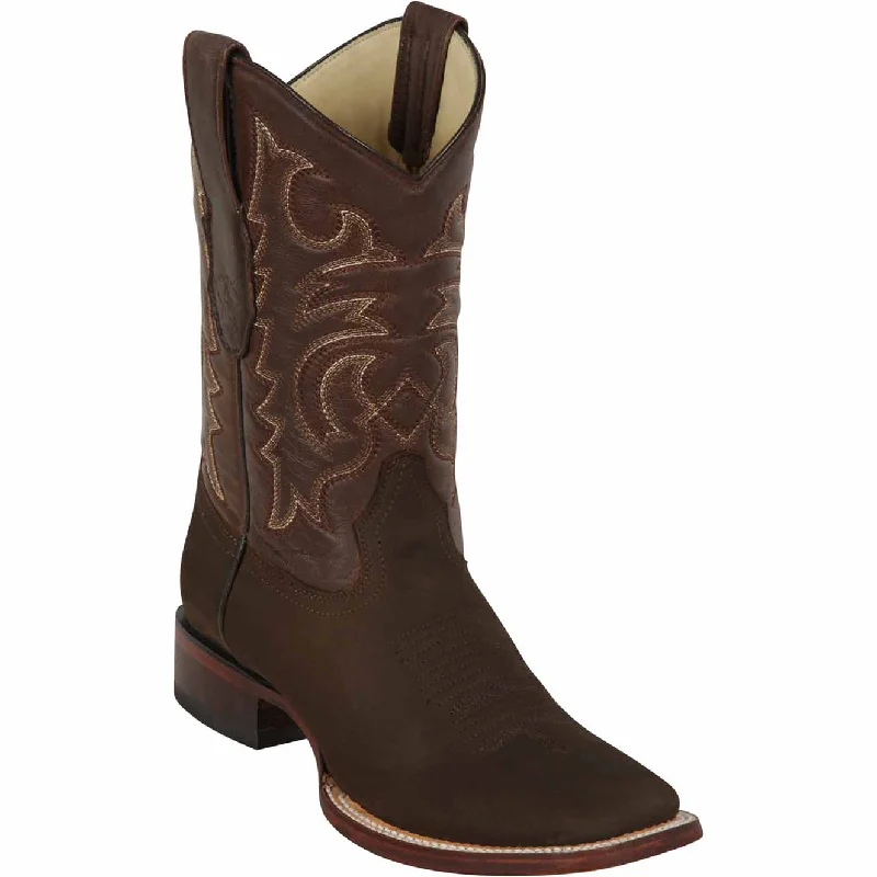 Men's cowboy boots with a spur ledgeBrown Cowboy Boots Square Toe