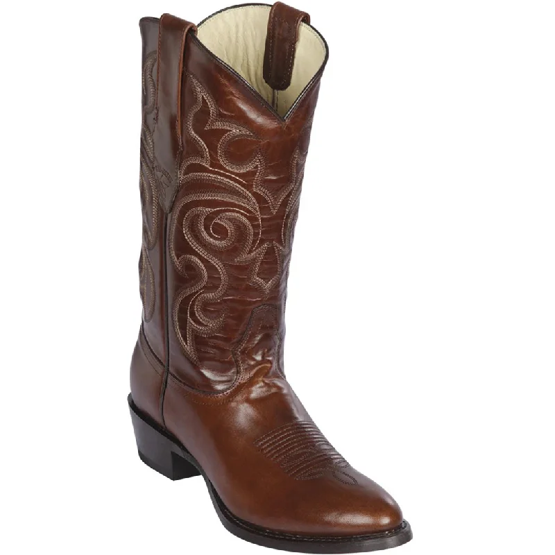 Men's cowboy boots with a spur ledgeBrown Cowboy Boots Round Toe