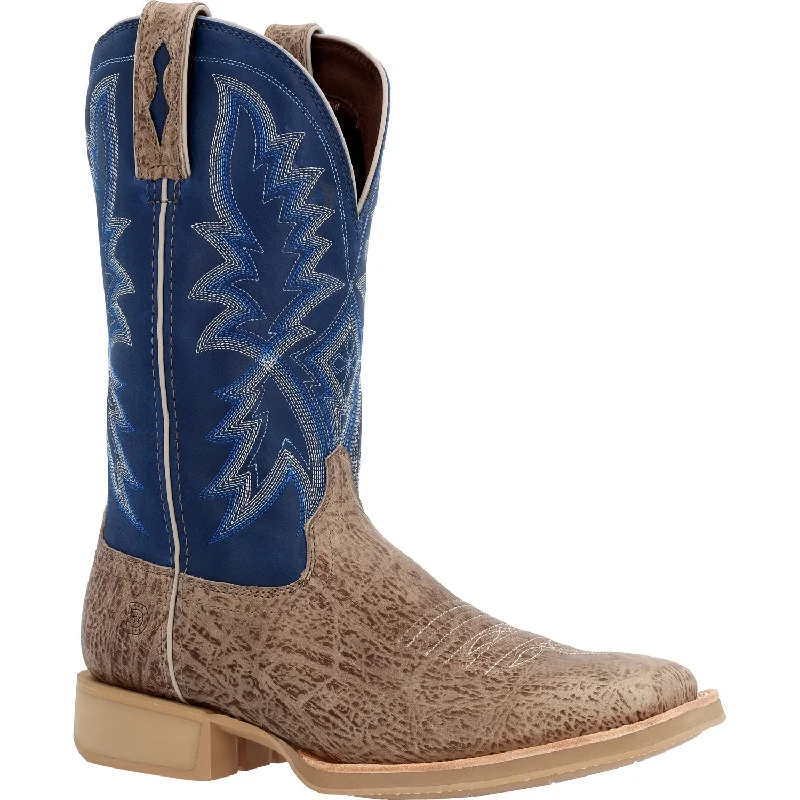 Alligator - print men's cowboy boots for a bold lookDurango Mens Rebel Pro Lite Western Weathered Grey/Denim Leather Cowboy Boots