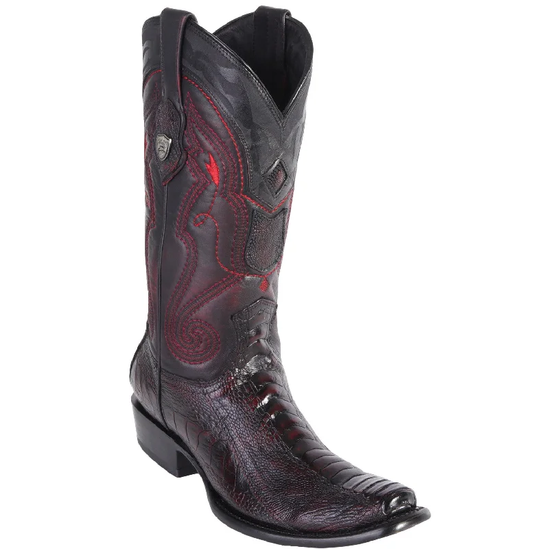 Men's cowboy boots with a spur ledgeOstrich Leg Mens Cowboy Boots Dubai Toe