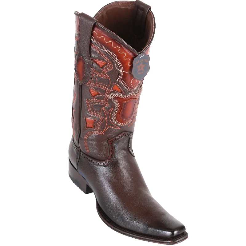 Men's cowboy boots with a spur ledgeEuropean Toe Cowboy Boot - Faded Brown