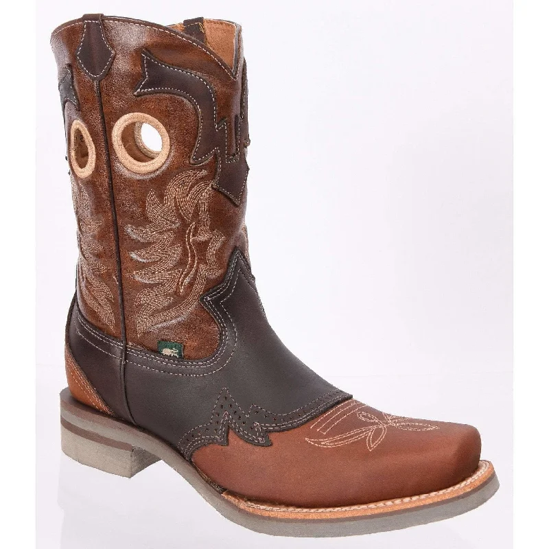 Men's cowboy boots with a pull - on strapSB4035 Laton Silver Bull Rodeo Work (WIDE EE LAST - HALF NUMBER LESS RECOMMENDED)