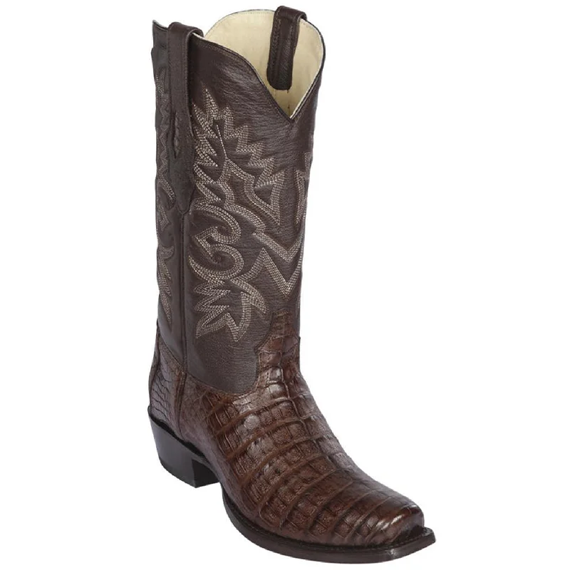 Men's cowboy boots with a heel guardCaiman Belly 7x-Toe Western Boots