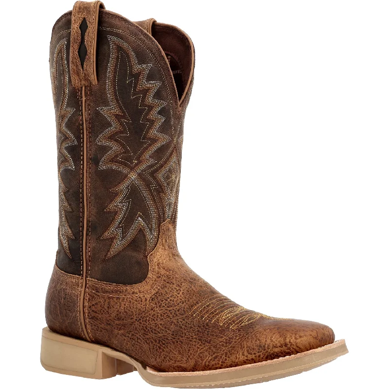 Men's cowboy boots with a pull - on strapDurango Mens Rebel Pro Lite Western Tan/Tobacco Leather Cowboy Boots