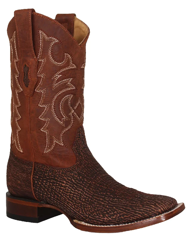 Men's cowboy boots in a dark brown leatherMen's Thiago Western Boots