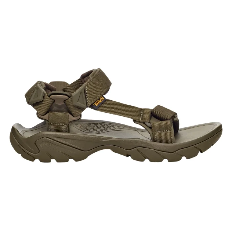 Men's sandals with a shock - absorbing insoleTeva Men's Terra Fi 5 Universal Olive