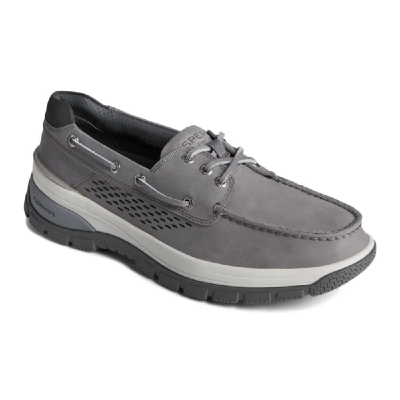 Men's leather loafers with a penny slotSperry Men's Gold Cup Billfish PLUSHWAVE - Grey