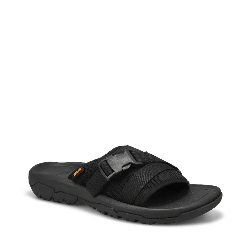 Waterproof men's sandals for water activitiesMen's Shoes Teva HURRICANE VERGE SLIDE Sandals 1136230 BLACK