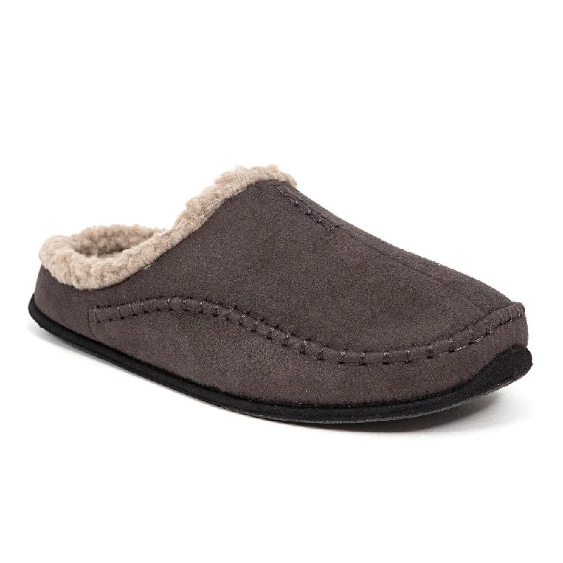 Men's slippers with a padded collar for comfortNordic Unisex in Charcoal