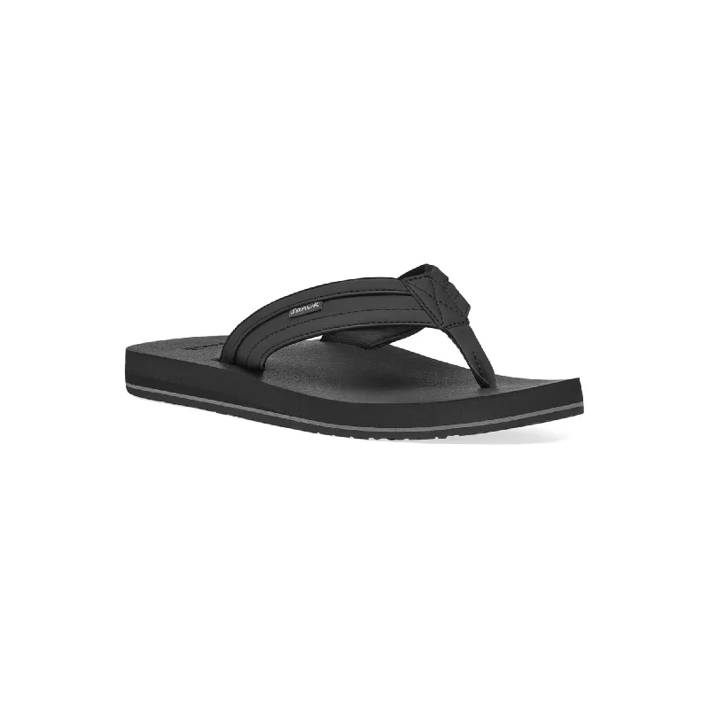 Waterproof men's sandals for water activitiesSanuk Mens Ziggy Sandals - Black