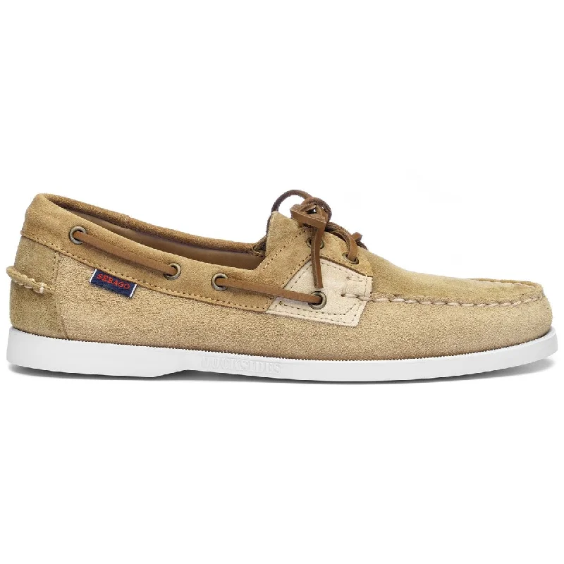 Men's boat shoes with a perforated design for ventilationRossisland Jib Shadow - Warm Tones