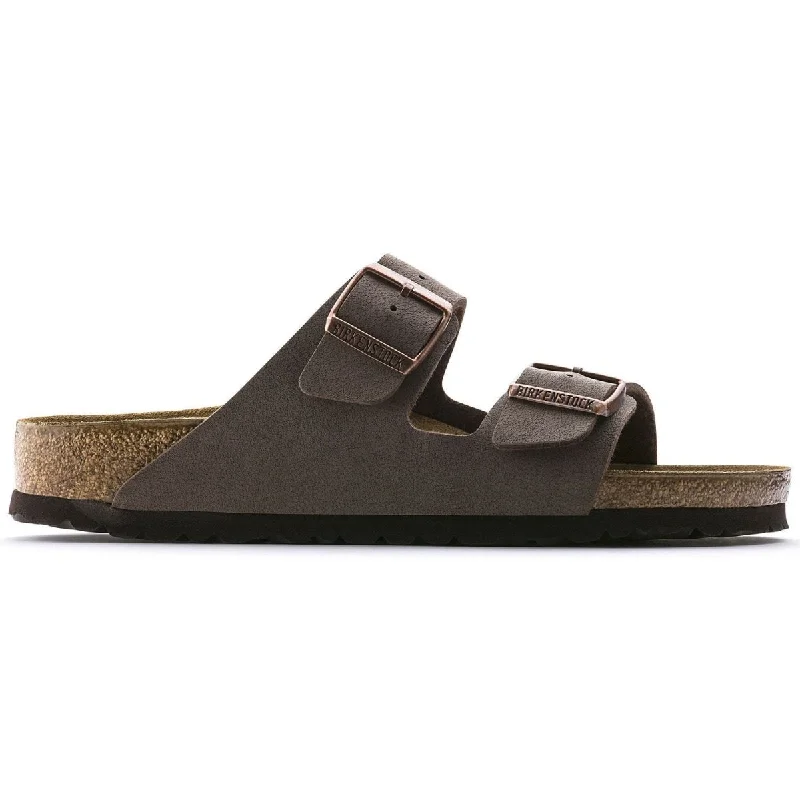 Men's sandals with a contrast stitching detailBirkenstock Men's Arizona Mocha Birko-Flor