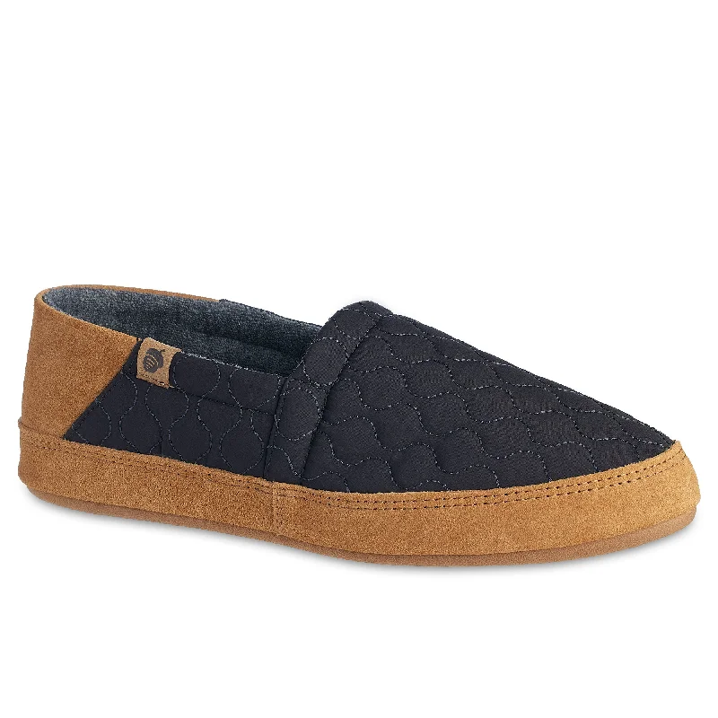 Men's slippers with a Velcro closure for easy on and offMens Walden Water Repellant Moccasin