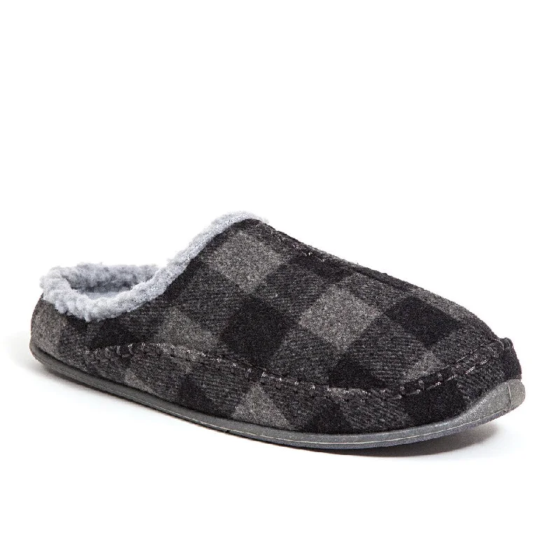 Men's slippers with a soft, flexible soleNordic Unisex in Grey/Black