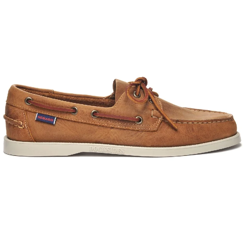 Men's boat shoes with a flexible sole for easy movementDocksides Portland Crazy H - Tan