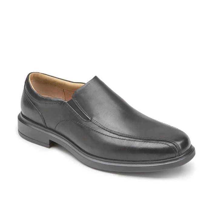 Men's loafers with a moc - toe designMens Johnston & Murphy XC4 Stanton 2.0 Run-Off Slip-On in Black