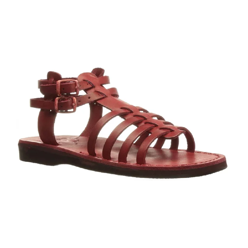 Men's sandals with a padded heelLeah - Leather Gladiator Sandal | Honey