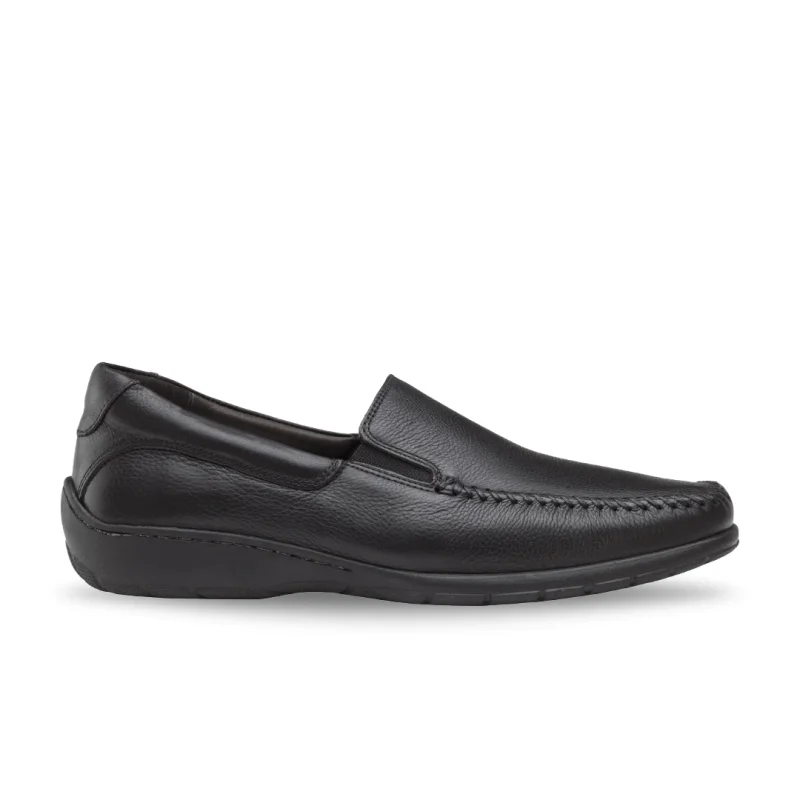 Men's loafers with a leather lining for comfortJohnston & Murphy Men's Crawford Venetian - Black