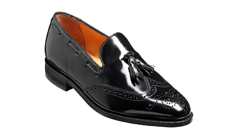 Men's loafers with a rubber sole for durabilityClive - Black Hi-Shine