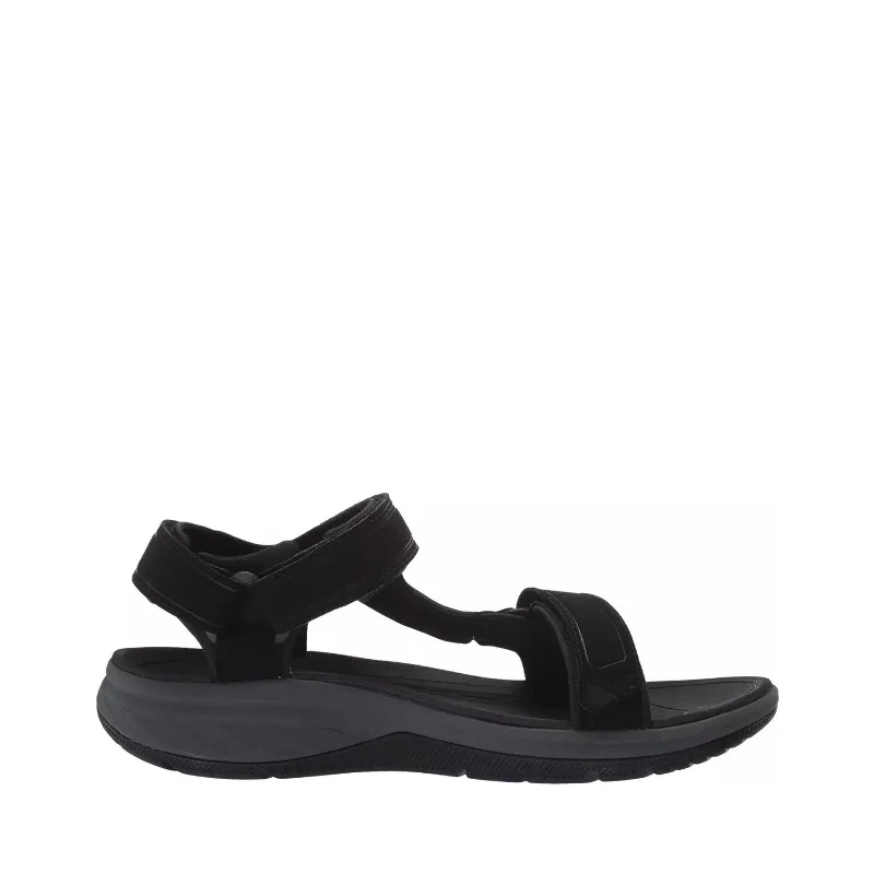 Men's sandals with a rubber sole for tractionMen's Shoes Teva STRATA UNIVERSAL Strappy Sandals 1099445 BLACK