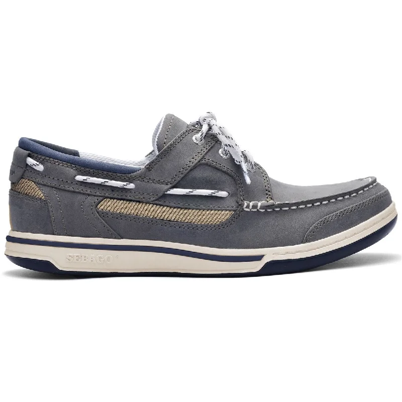 Sperry - style men's boat shoes for nautical charmTriton Three Eyelets Nubuck - Slate & Taupe