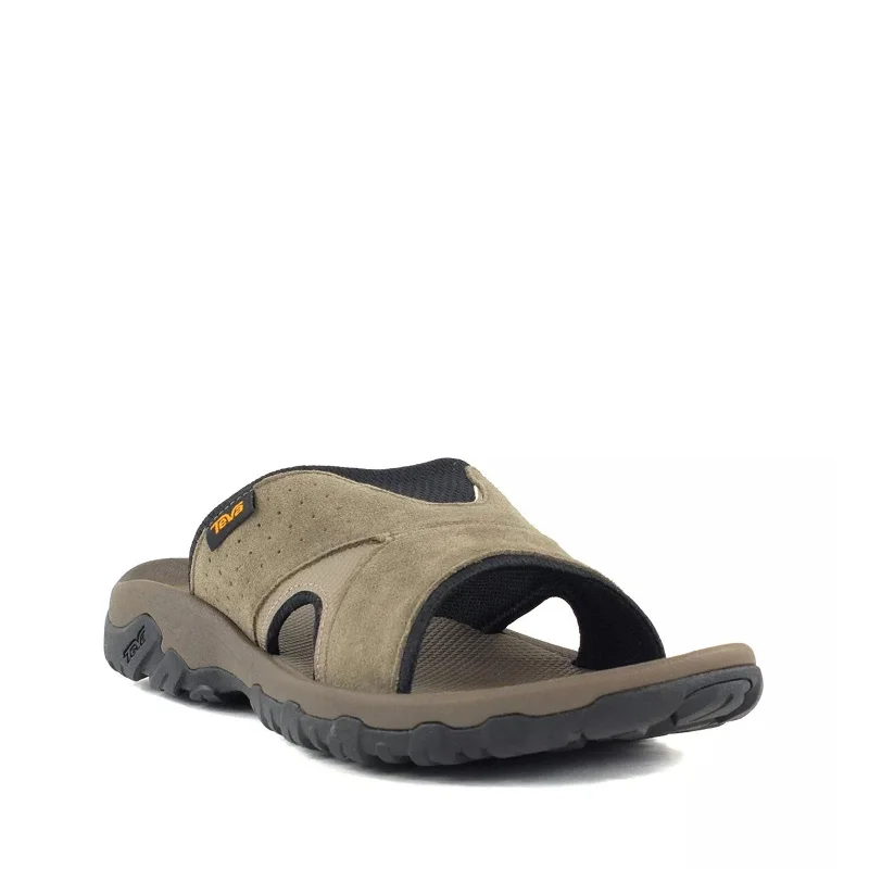 Men's sandals with a durable outer soleMen's Shoes Teva KATAVI 2 SLIDE Sandals 1019195 DARK TAUPE