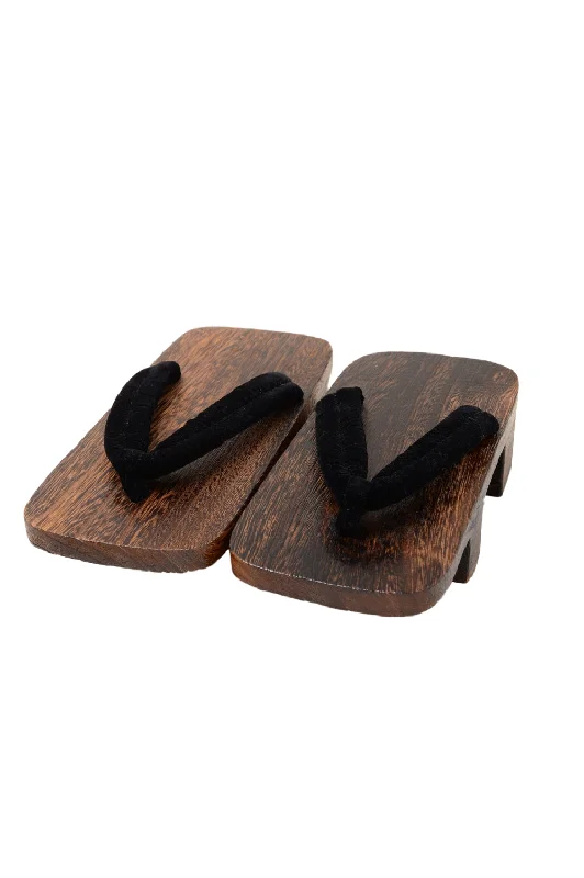 Men's sandals with a cushioned footbedMen Geta : Large / Nimaiba Brown