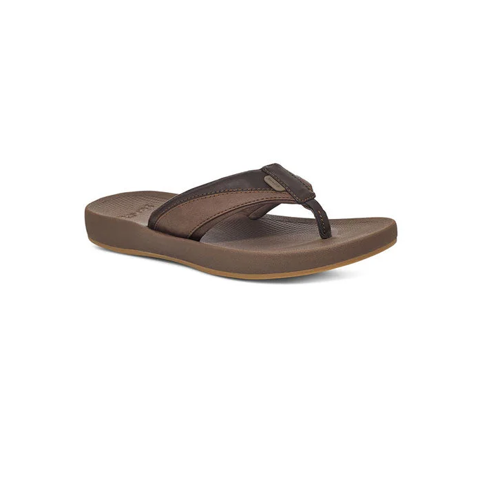 Men's sandals with a flexible sole for easy movementSanuk Mens Cosmic Seas H2O Sandals - Brown