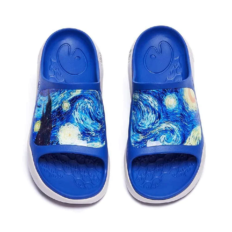 Men's sandals with a toe post designStarry Night II Ibiza Slides