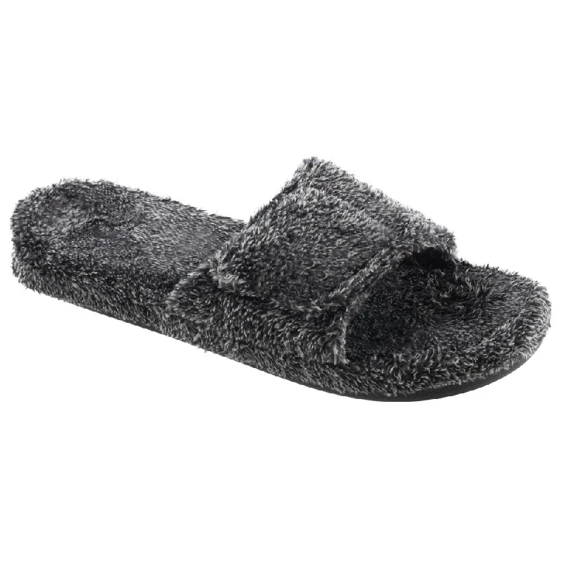 Men's slippers with a breathable fabric upperMen's Spa Adjustable Slide Slipper Indoor/Outdoor Sole