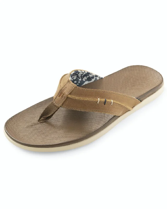 Men's sandals with a padded heelJohnnie-O Starboard Sandals - Taupe