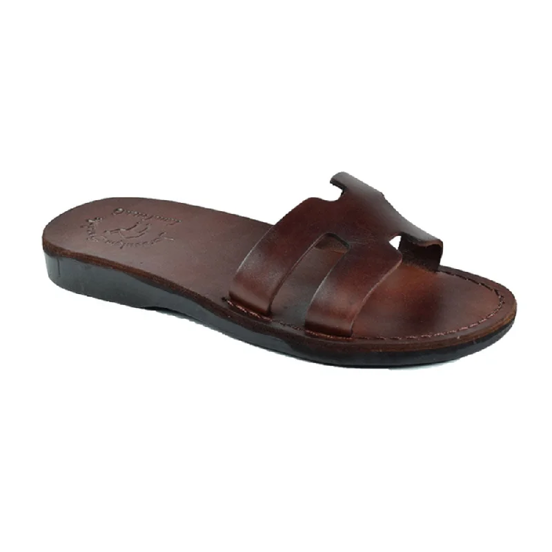 Men's sandals with a removable insole for cleaningAnna - Slide Sandals | Brown