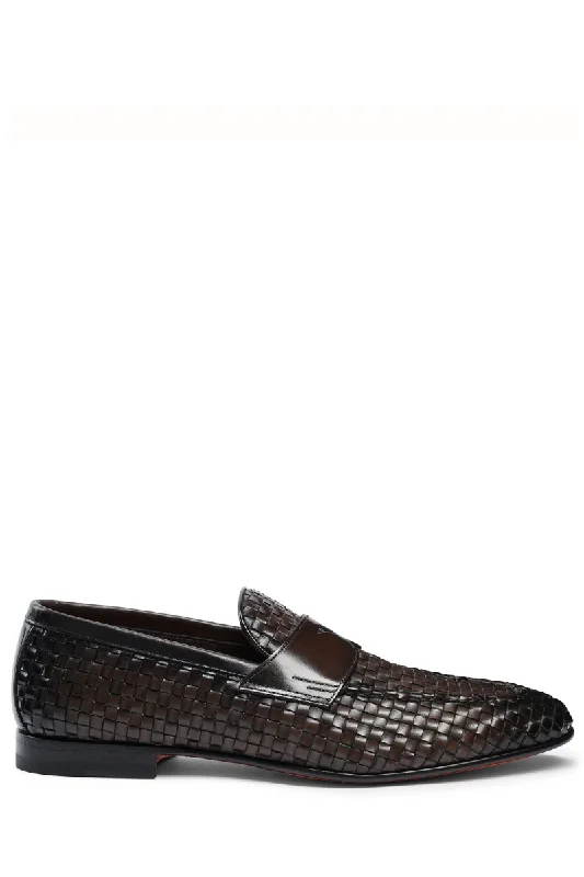 Men's loafers in a neutral color like black or brownGwendal Woven Loafers