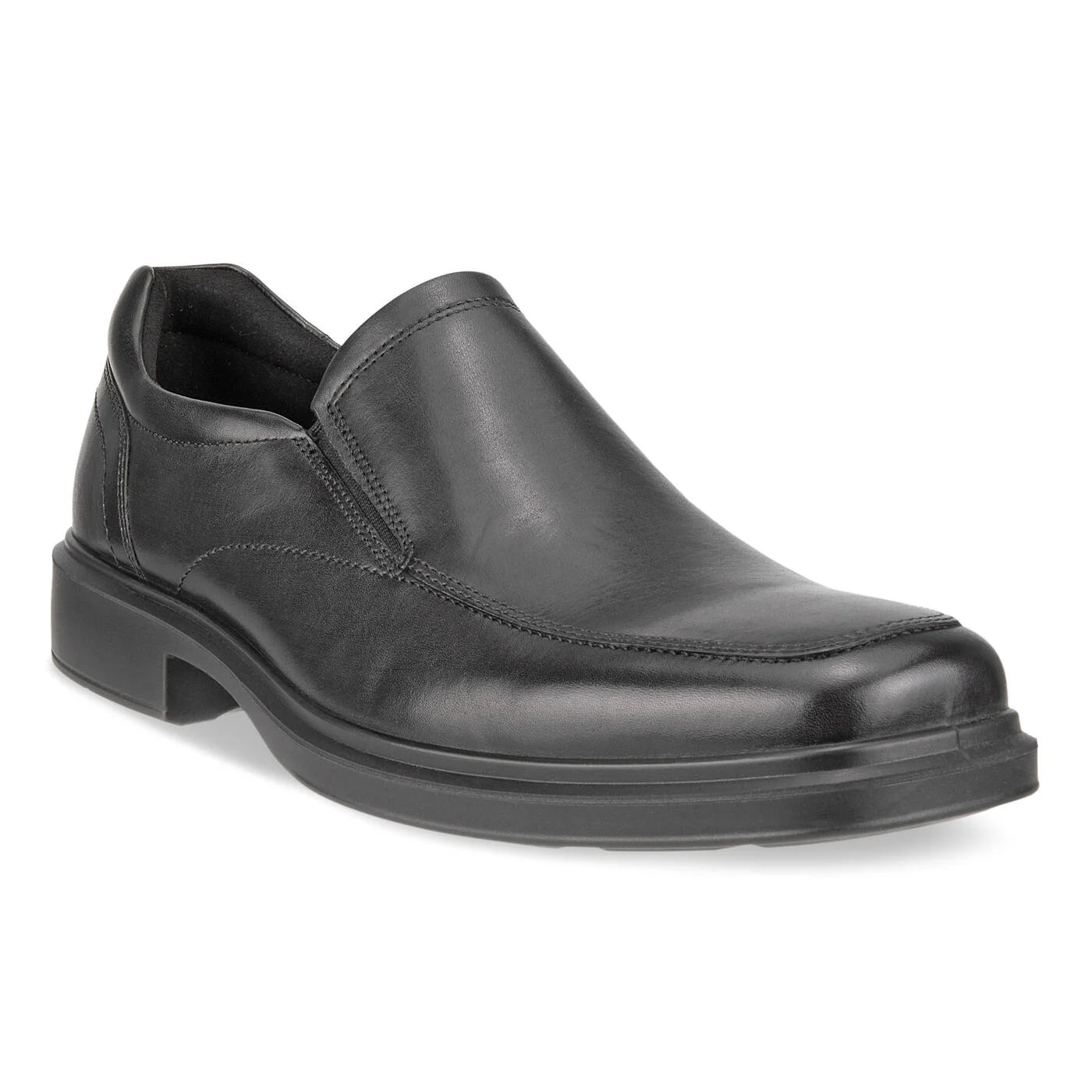 Men's loafers with a cushioned footbedEcco Men's Helsinki 2 Slip-On - Black