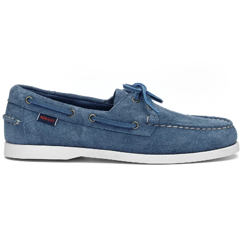 Men's boat shoes with a flexible sole for easy movementPortland Roughout - Indigo