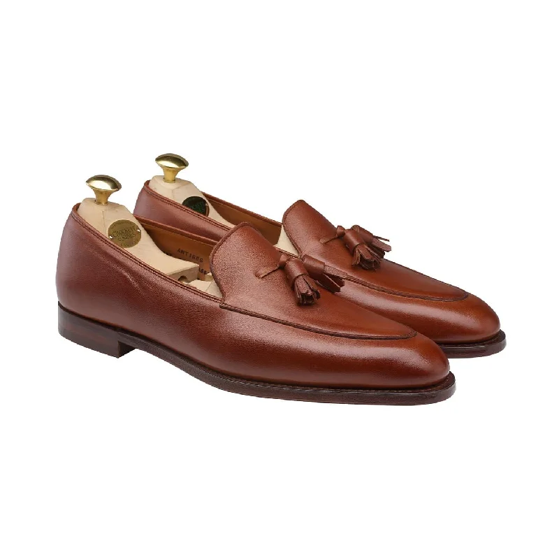 Men's loafers with a contrast stitching detailAntibes Chestnut Milled Calf