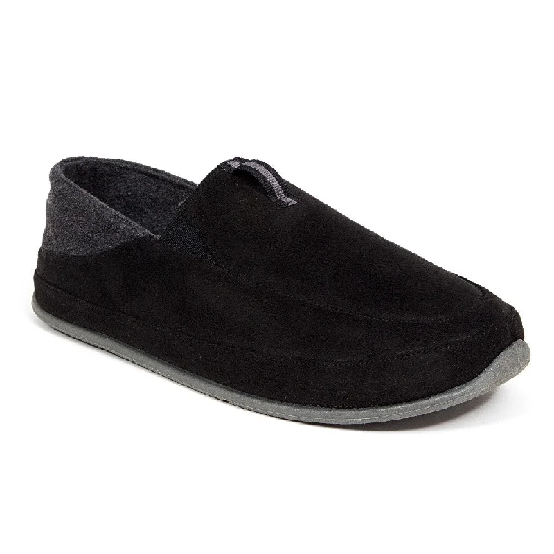 Men's slippers with a pointed toe for a stylish appearanceCampo Unisex Slipper in Black/Dark Grey