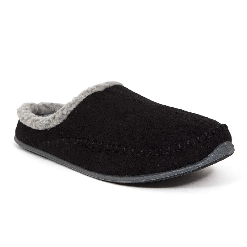 Men's slippers with a padded footbed for all - day comfortNordic Unisex in Black