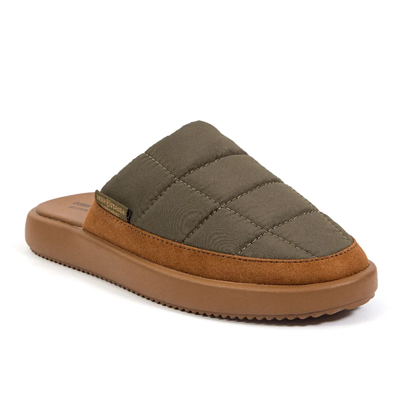 Men's slippers with a non - slip outsole for safetyOslo Unisex in Olive